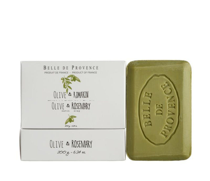 Belle de Provence Bar Soap, Olive & Rosemary