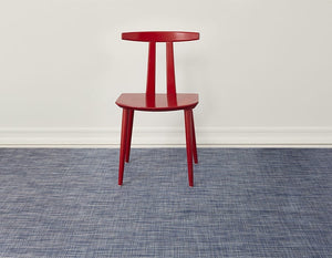 Chilewich Plynyl® Basketweave Woven Floor Mat, Denim