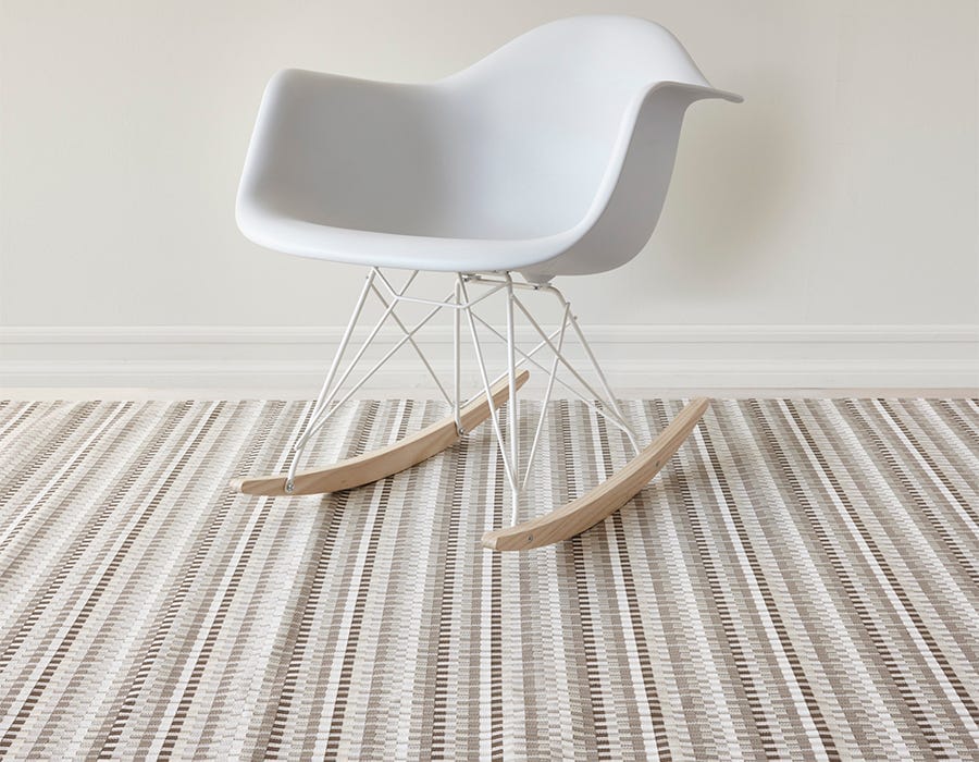 Chilewich Plynyl® Heddle Woven Floor Mat, Pebble