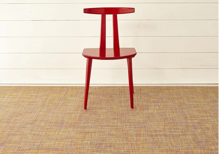Chilewich Plynyl® Mini Basketweave Woven Floor Mat, Confetti