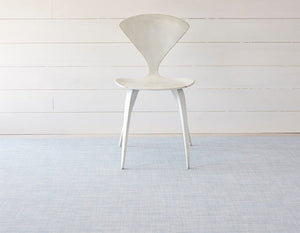 Chilewich Plynyl® Mini Basketweave Woven Floor Mat, Sky