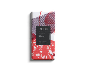 COCO Chocolatier Earl Grey Tea Dark Chocolate Bar