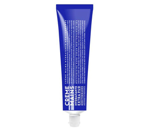 Compagnie de Provence Mediterranean Sea hand cream in a royal blue 100mL tube, with white, modern letters.