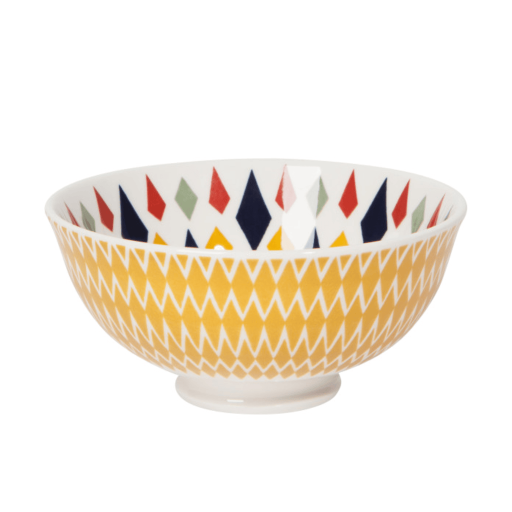 Danica Heirloom Kaleidoscope Bowl Yellow