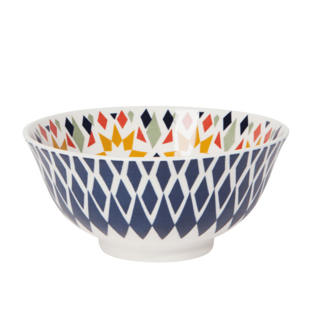 Danica Heirloom Kaleidoscope Bowl Navy