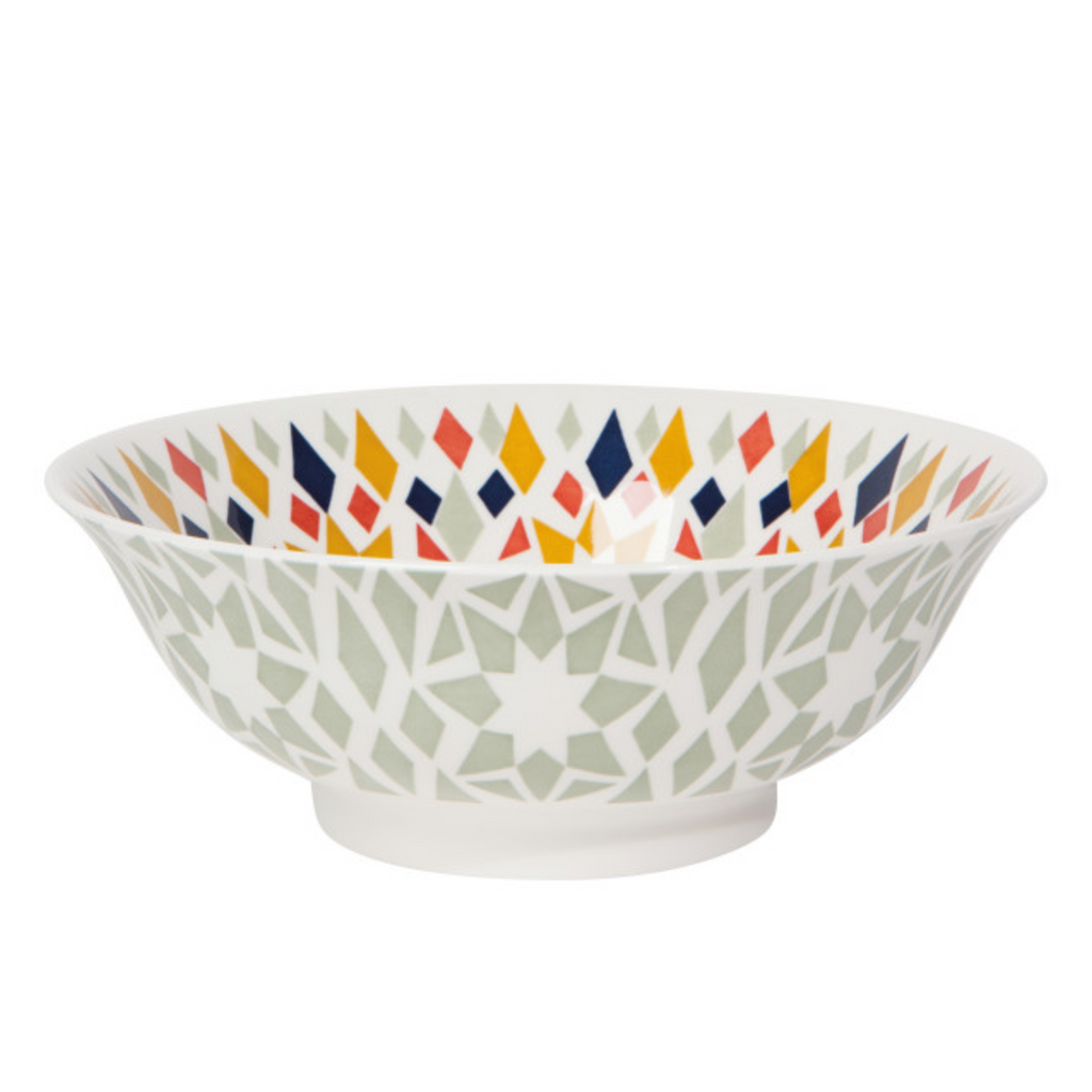 Danica Heirloom Kaleidoscope Bowl Green