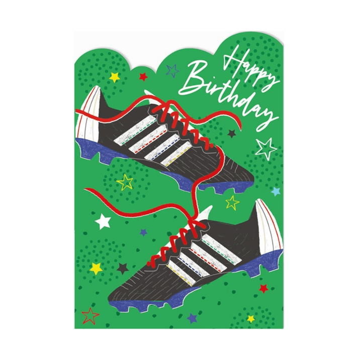 Football Boots Birthday Card