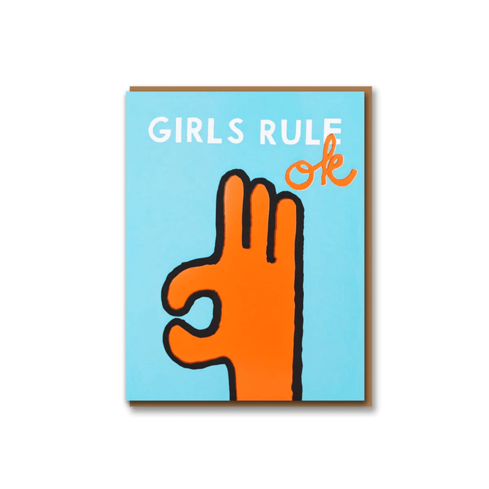 Girls Rule OK Card