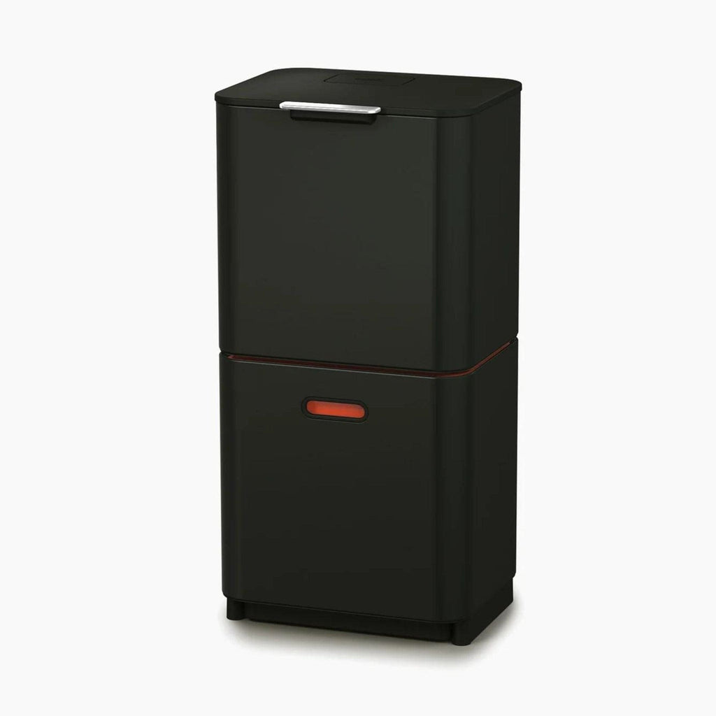 Joseph Joseph Totem Waste & Recycling Bin, 60L Carbon Black