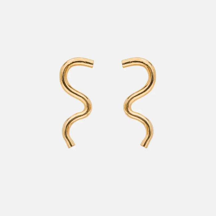 Kara Yoo Ripple Stud Earrings