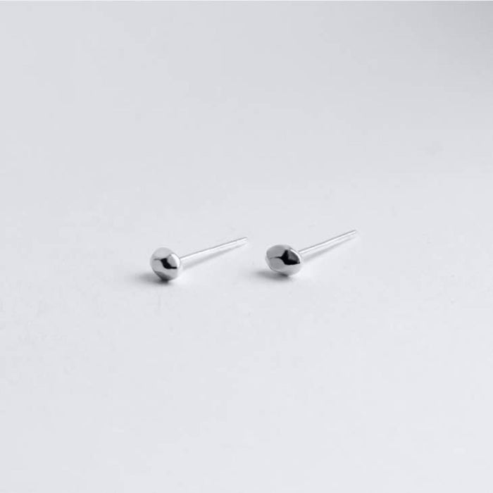 Kara Yoo Tiny Pebble Stud Earrings
