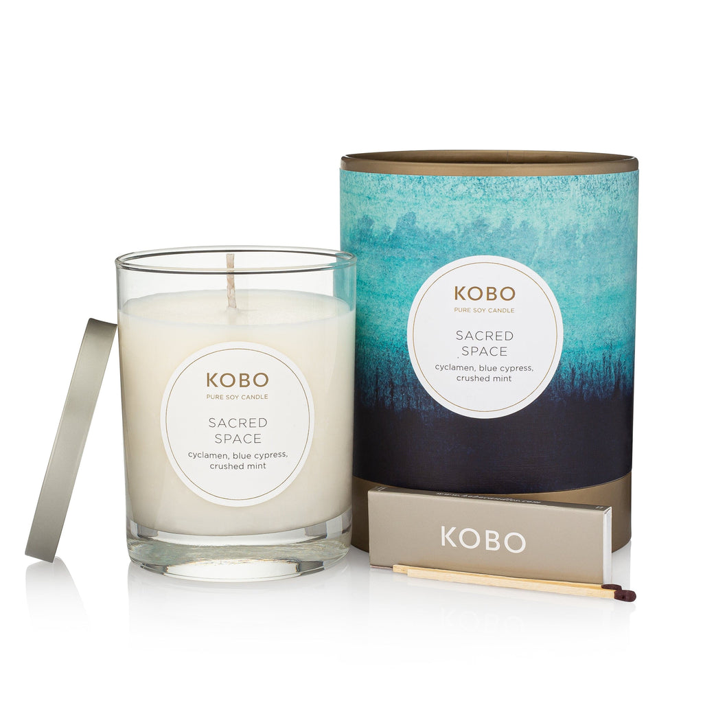 KOBO Watercolour Candle, Sacred Space 80 hours