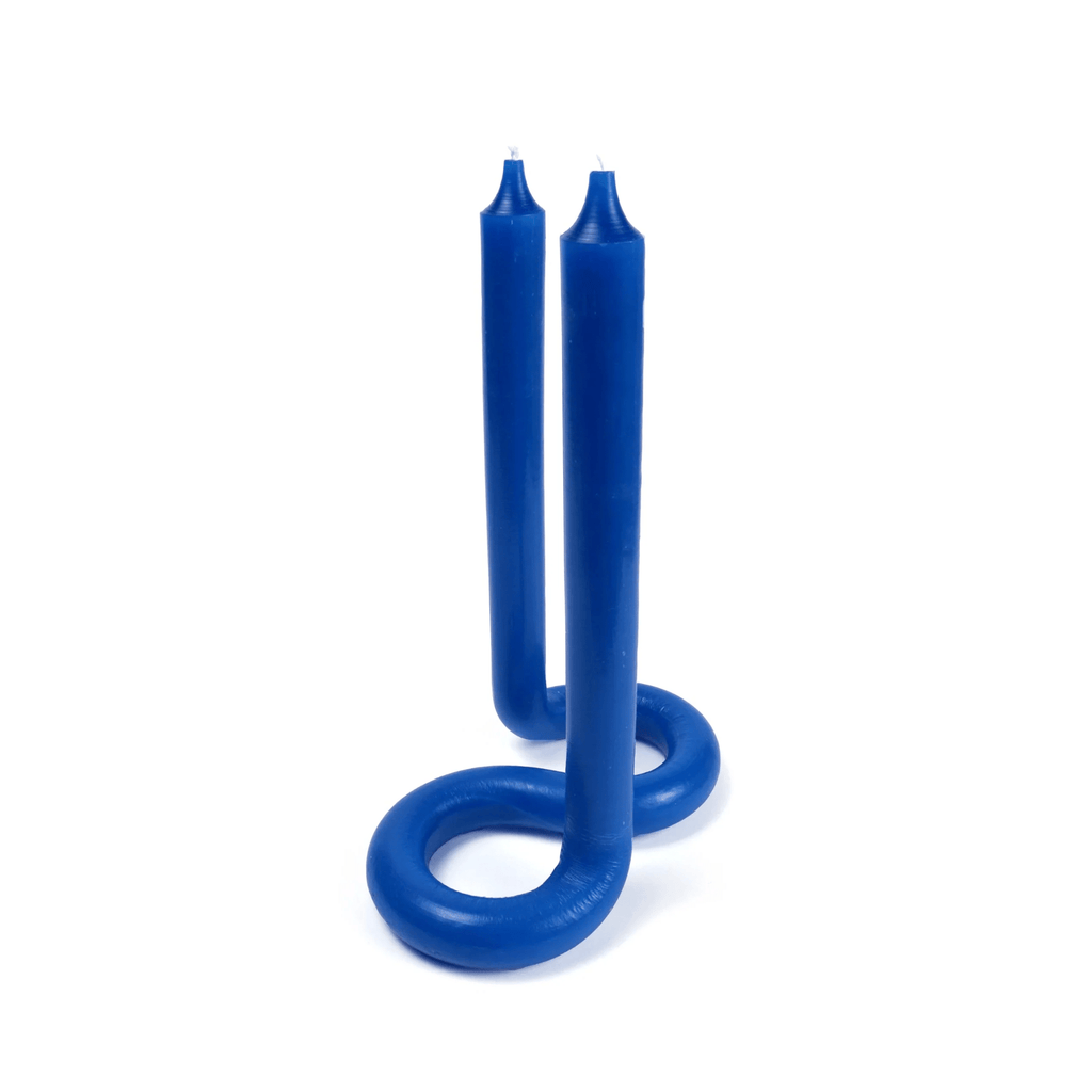 Lex Pott Twist Candle Royal Blue