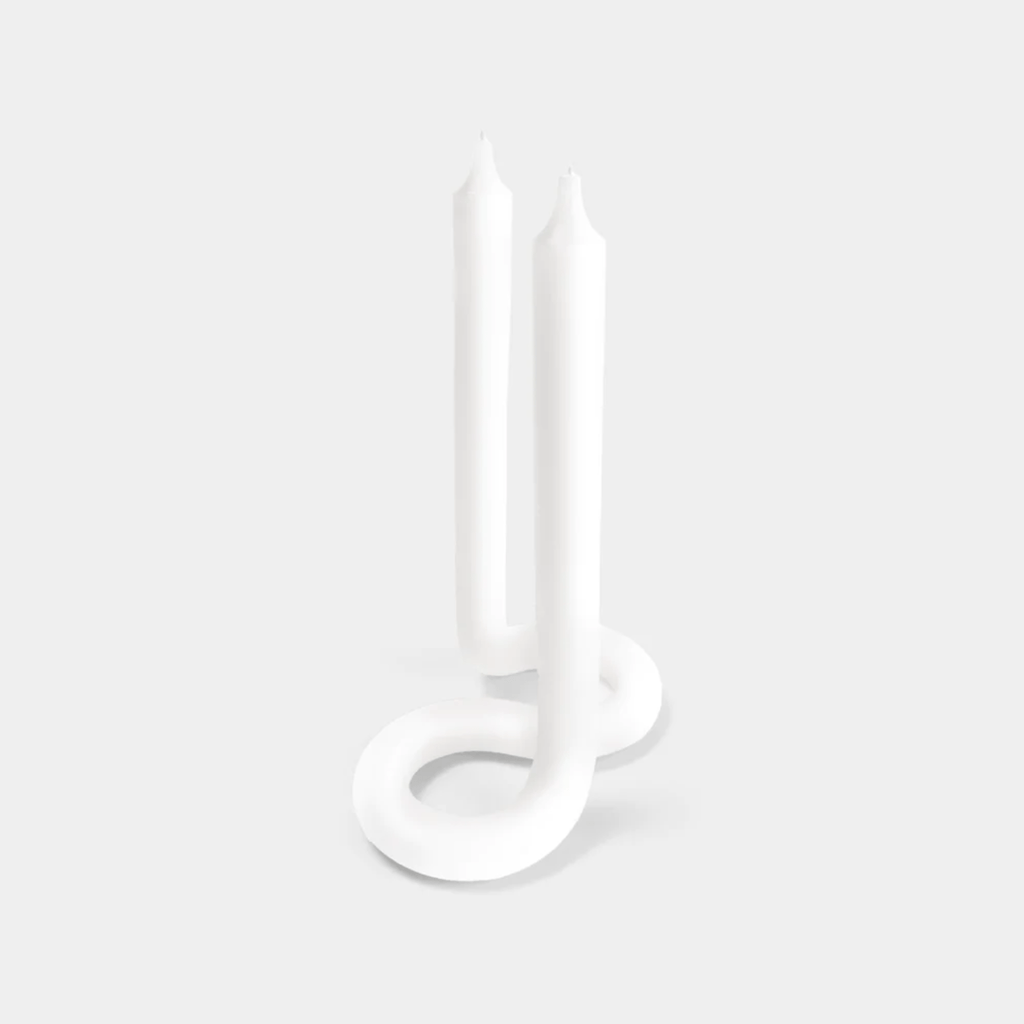 Lex Pott Twist Candle White