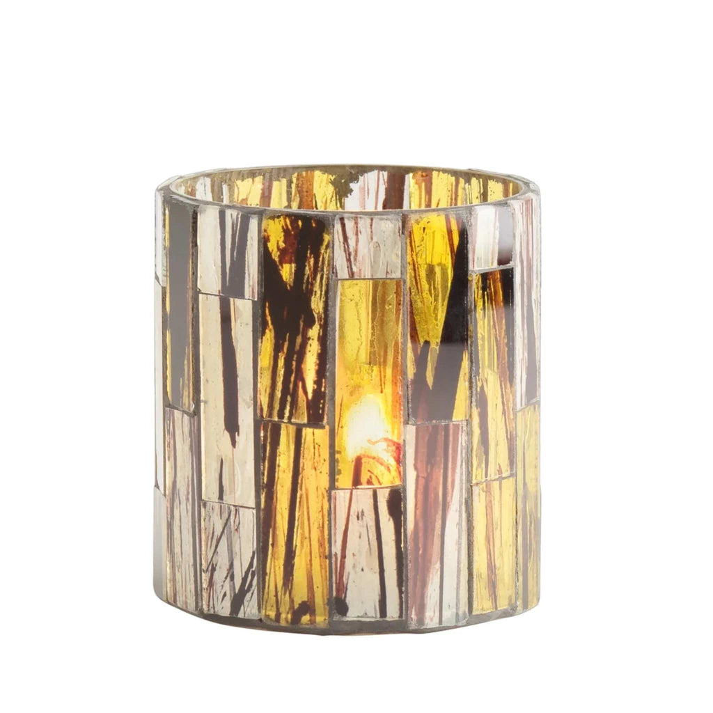 Mari Mosaic Glass Tealight Holder