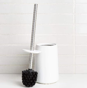 Moda at Home Anitra Collection, White Bowl Brush