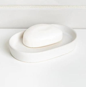 Moda at Home Anitra Collection, White Soap Dish