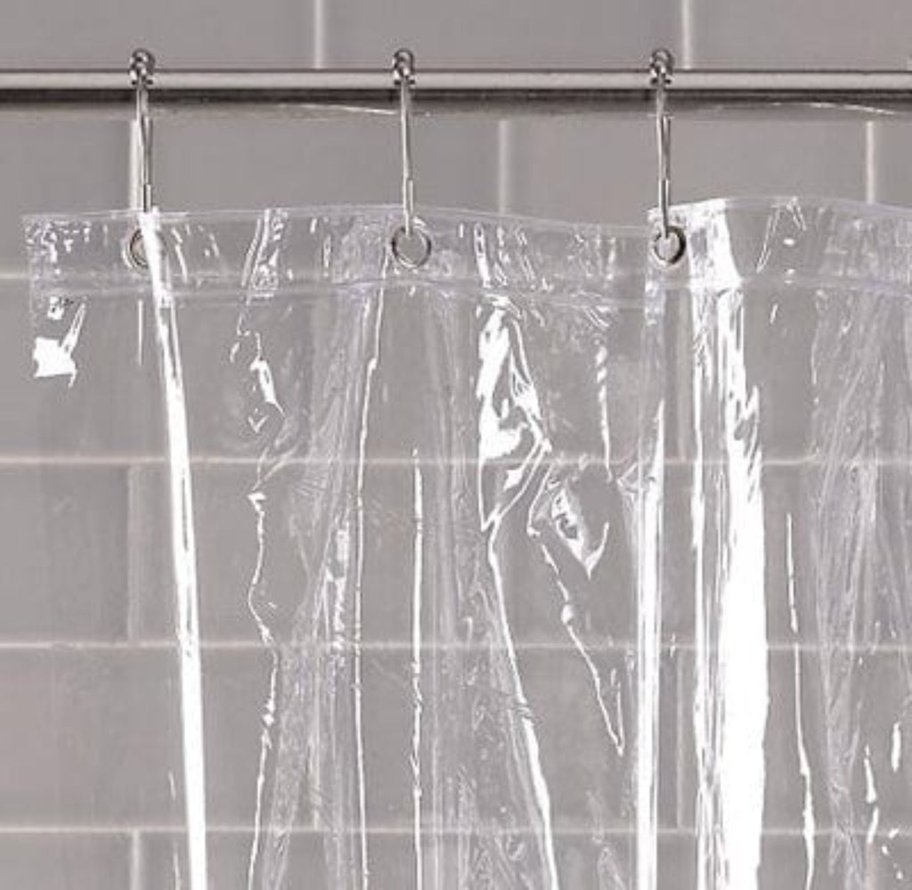 Moda at Home Shower Curtain Liner, Crown 6G PEVA Clear