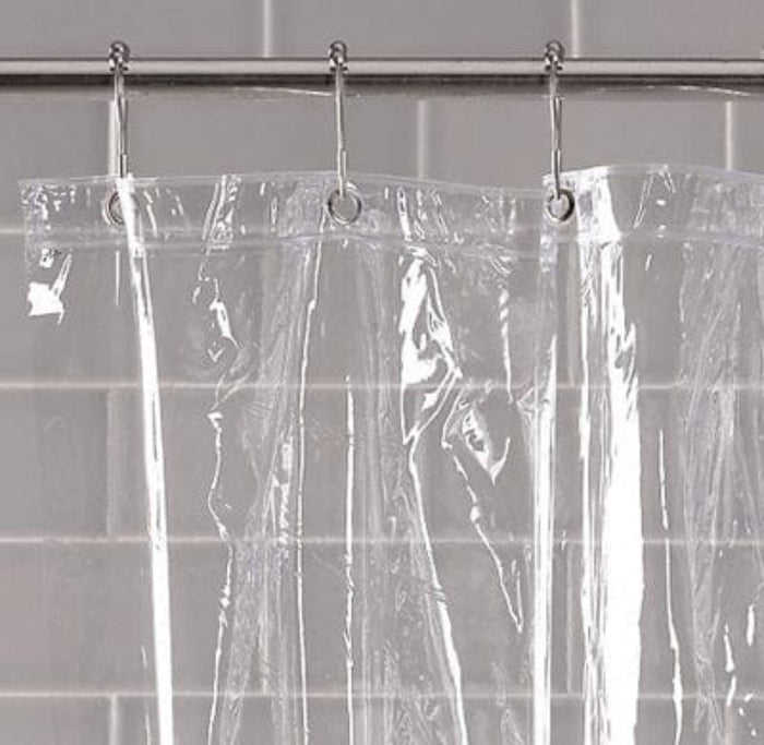Moda at Home Shower Curtain Liner, Crown 6G PEVA Clear