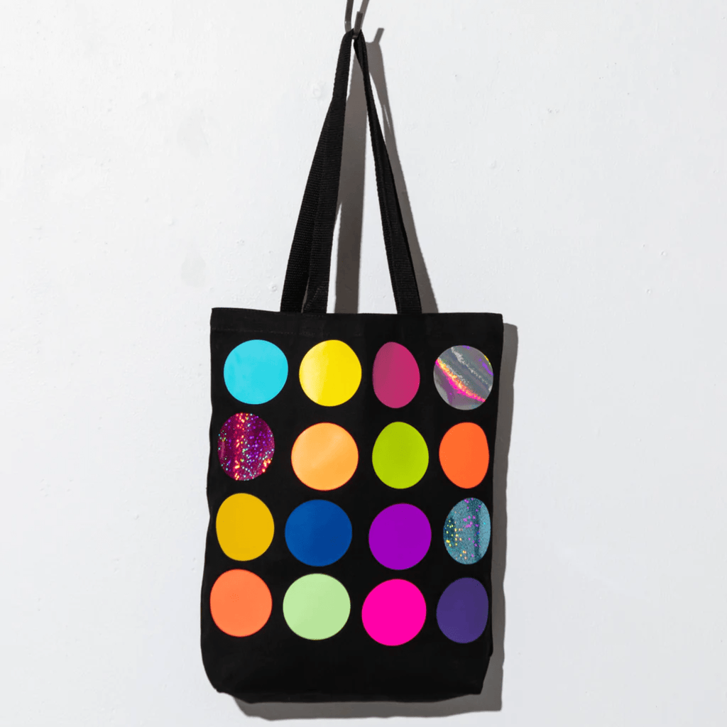 OkayOk Polka Dot Tote Small Black