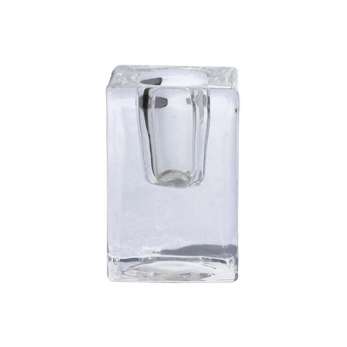 Quadra Glass Candle Holder, Small