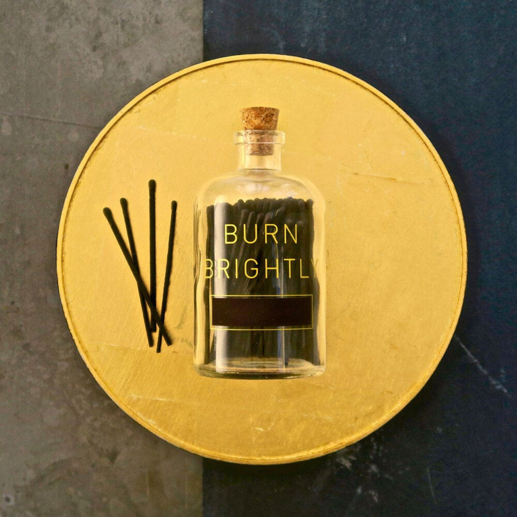 Skeem Design Apothecary Match Bottle, Burn Brightly