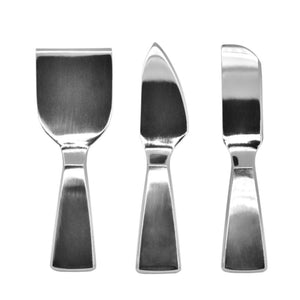Stainless Steel Cheese Knife Set, 3-Piece