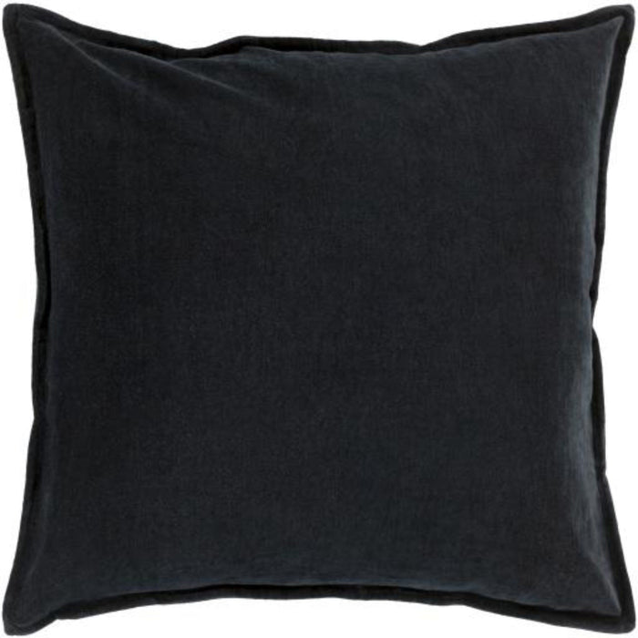 Surya Velvet Pillow, Black