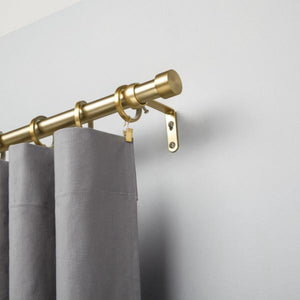 Umbra Cappa Curtain Rod, Brass