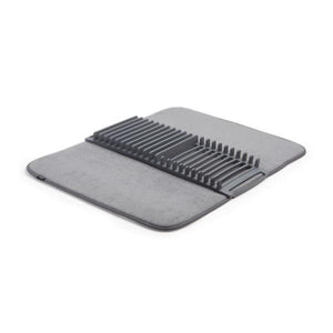 Umbra Udry Dish Rack with Dry Mat Charcoal