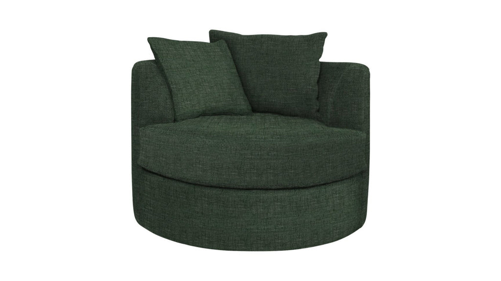 Van Gogh Designs Cuddle Swivel Chair Green