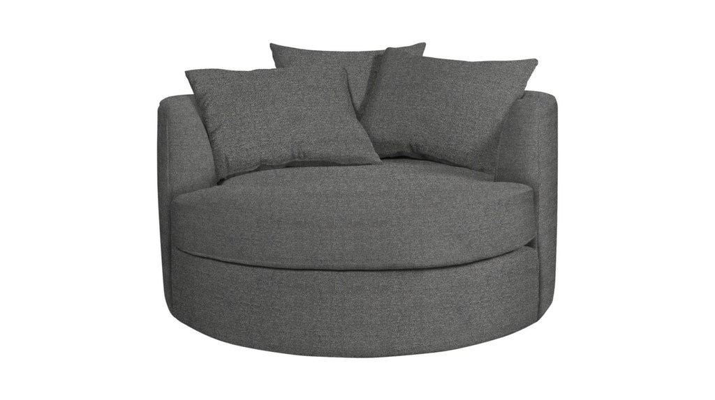 Van Gogh Designs Nestle Swivel Chair Dark Grey