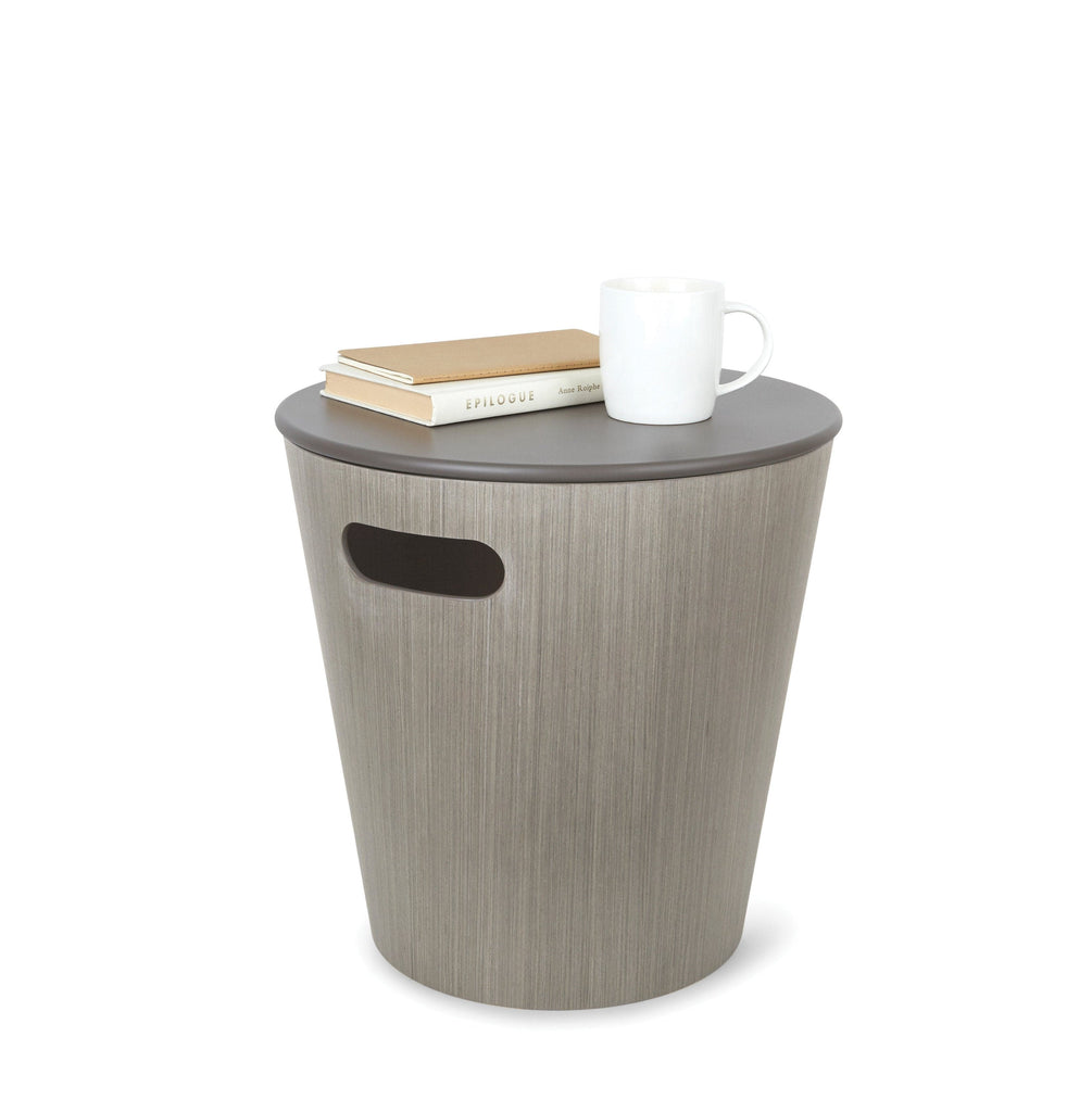 Woodrow Storage Stool Grey