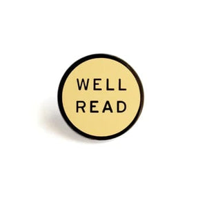 Word for Word Well Read Enamel Pin